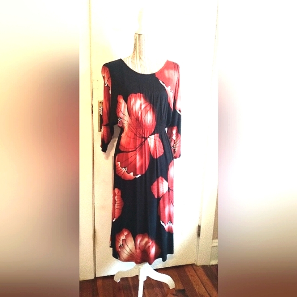 VTG Mossimo for Target tropical floral dress - m